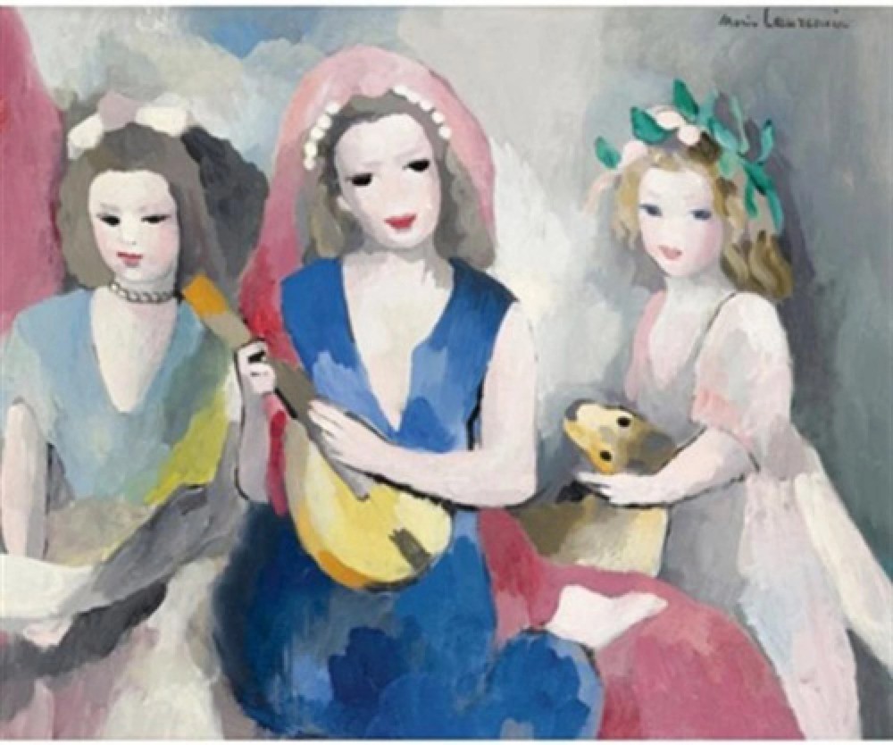 Marie Laurencin Le Trio en Concert : Archival Quality Giclée Art Print
