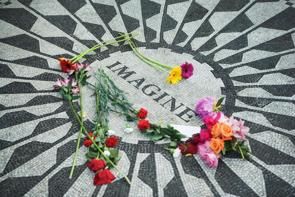Strawberry Fields Memorial Imagine Poster Mosaic New York City Central Park Cool