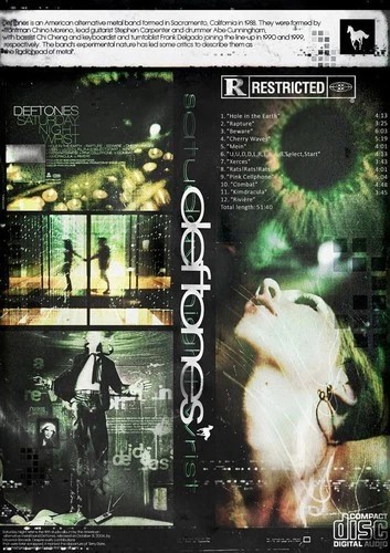 Deftones Saturday Night Wrist Alternative Rock Album Poster