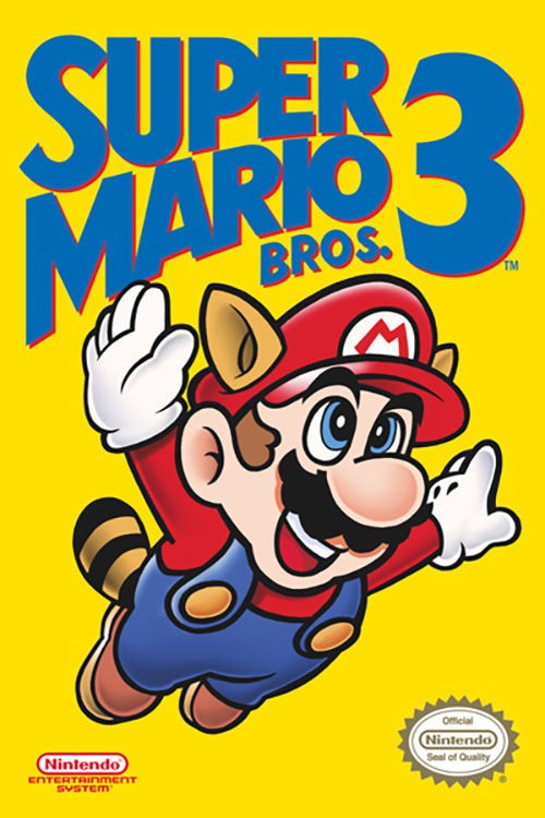 Poster Studio B – Nintendo Super Mario Bros 3 Game 24×36″ NEW Wall Art P0564