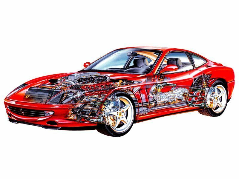 FERRARI 550 MARANELLO POSTER – Hot & Sexy Posters! #1 – POSTER 20×30