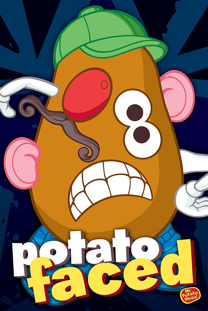 Poster Studio B – Mr Potato Head Potato Faced Cartoon 24×36″ NEW Wall Art