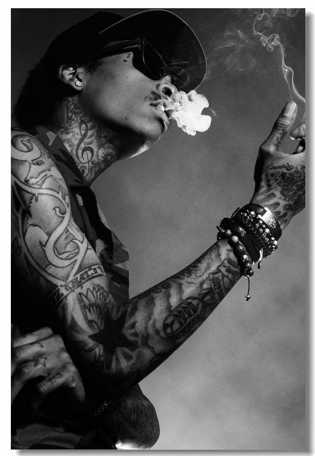 Wiz Khalifa Rapper Pop Star Room Club Wall Print Poster 20×30
