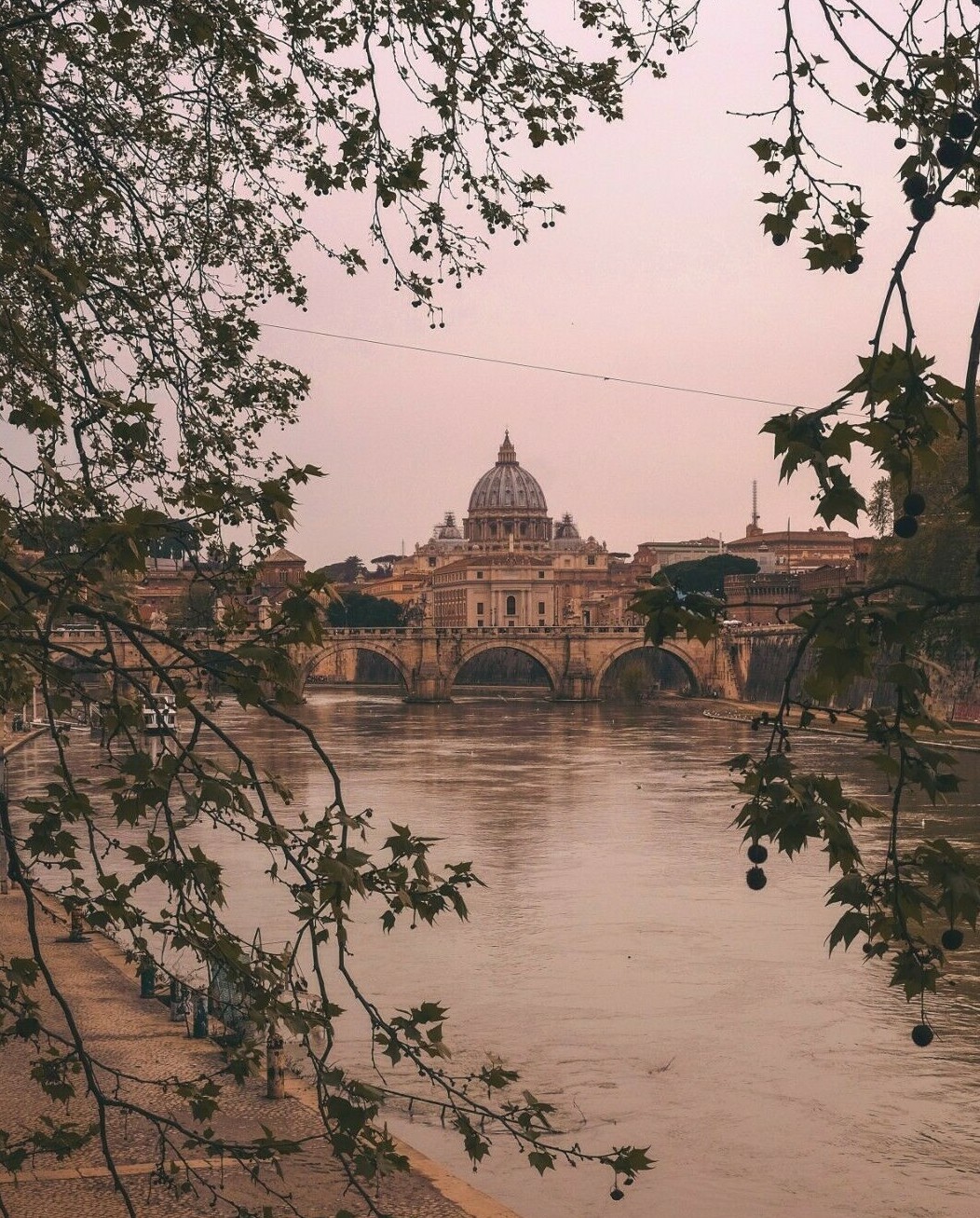 Lungotevere Castello Roma Italy Europe Banner Poster Picture Photo Print