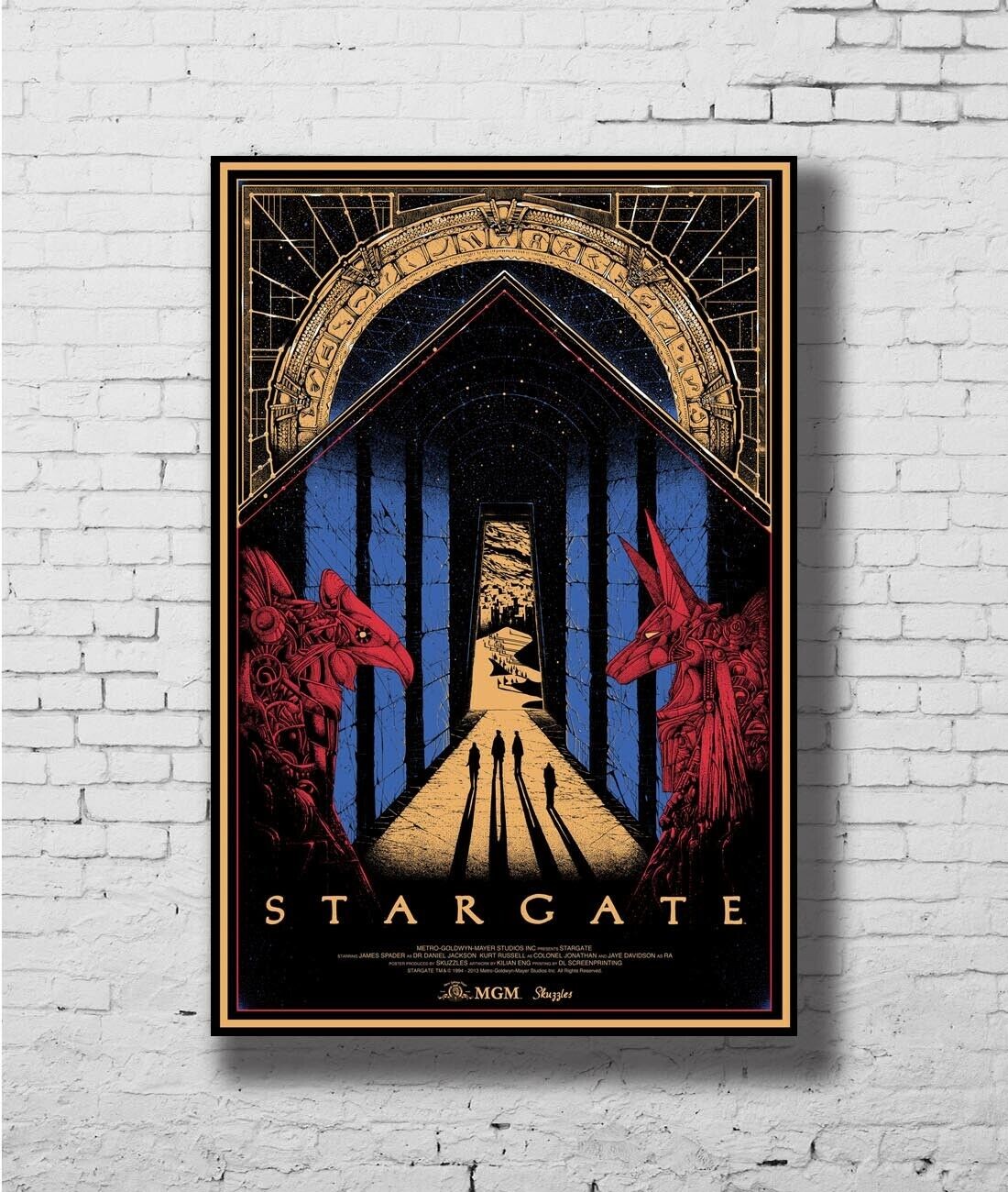 367483 Star Gate Classic 1994 Movie Space Art Decor Wall Print Poster