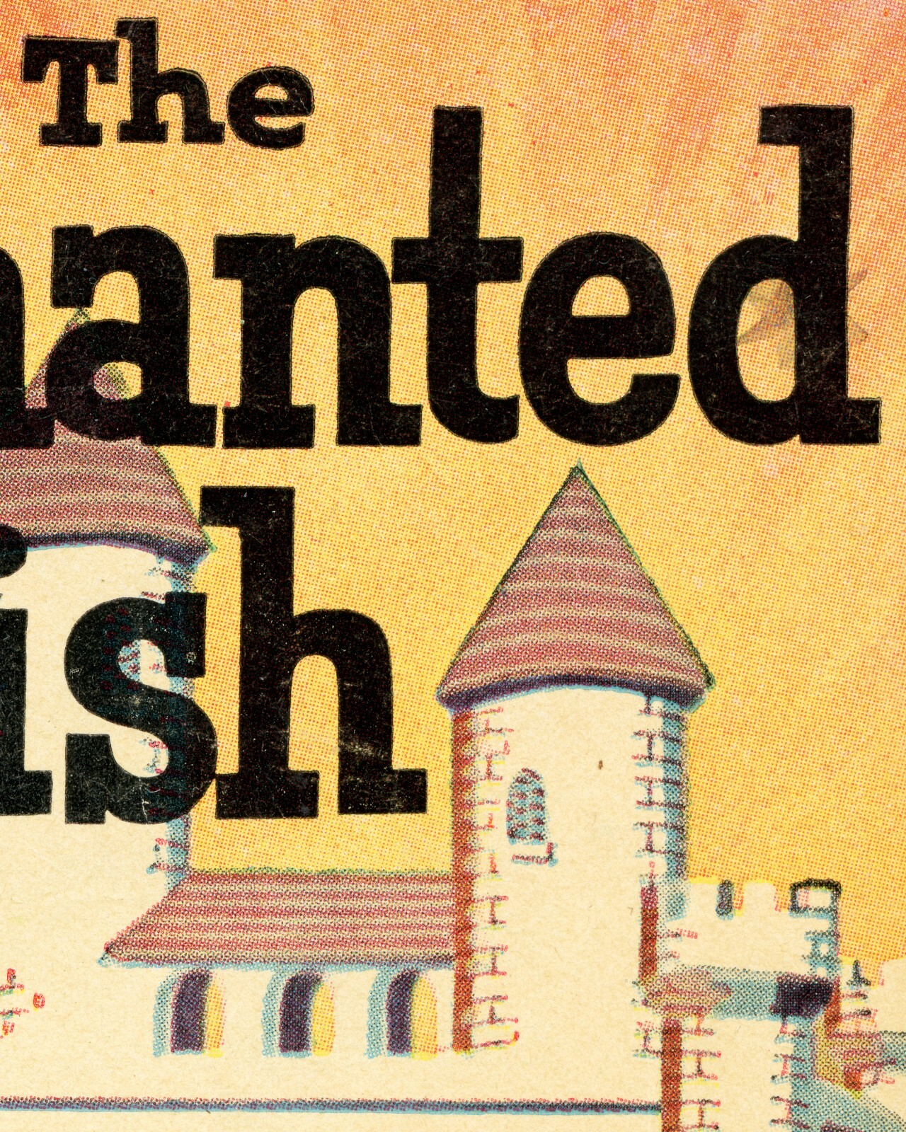 1958 The Enchanted Fish Children’s Comic POSTER! – Nursery Rhymes – Fairy Tales