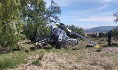 Aeronave militar sufre accidente en Durango