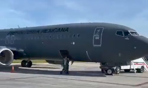 México envía avión de la Fuerza Aérea Mexicana con ayuda humanitaria 