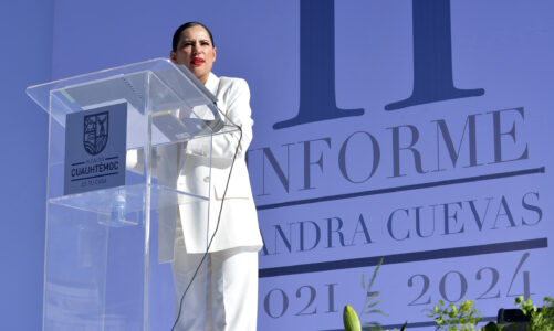 Alcaldesa de Cuauhtémoc Sandra Cuevas Nieves presento su segundo informe de gobierno