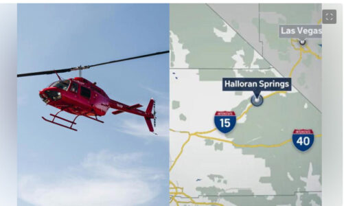 Helicóptero se estrella en California; buscan sobrevivientes