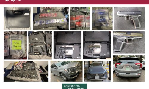 Detienen a traficante y vendedora de armas en la CDMX
