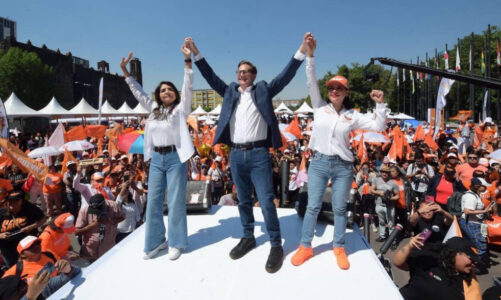 Candidatos de MC en Tlatelolco