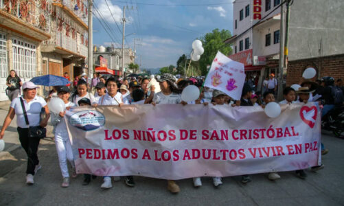 En Chiapas marchan por desaparición de niños