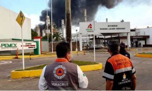 Explosión en la Refinería de Minatitlán