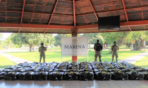 Aseguran más de tres toneladas de cocaína en el puerto de Michoacán