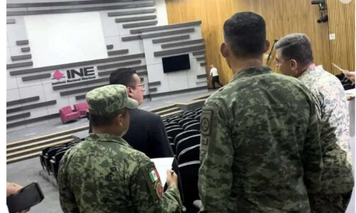 Militares vigilarán el INE a partir del sábado, por el debate