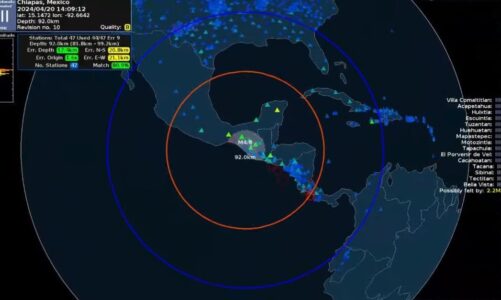 Reportan terremoto en Chiapas