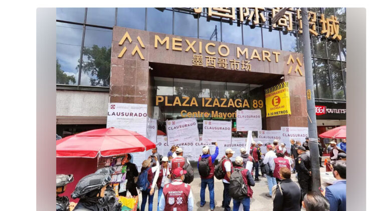 Clausuran Plaza Izazaga 89, mayorista de productos chinos en CDMX