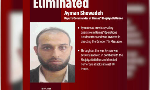 Fuerza Aérea Israelí mata a Ayman Showadeh, subcomandante del batallón Shejaia, de Hamas