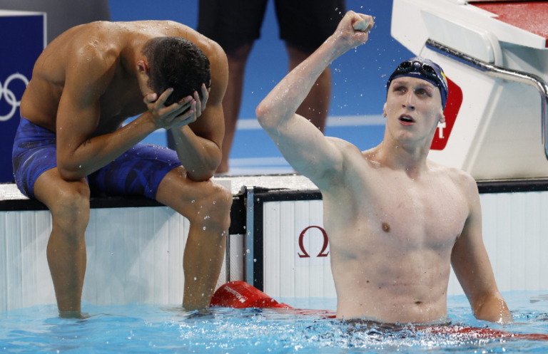 Alemán Lukas Maertens gana oro en 400m de natación estilo libre