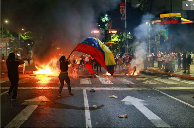 Arde Venezuela: las calles se llenan de manifestantes, contra Nicolás Maduro