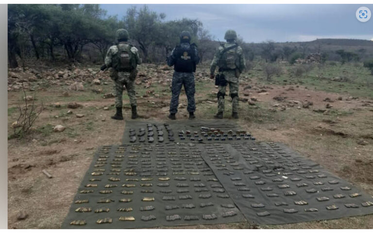 Desmantelan campamento del crimen en Tepetongo, Zacatecas