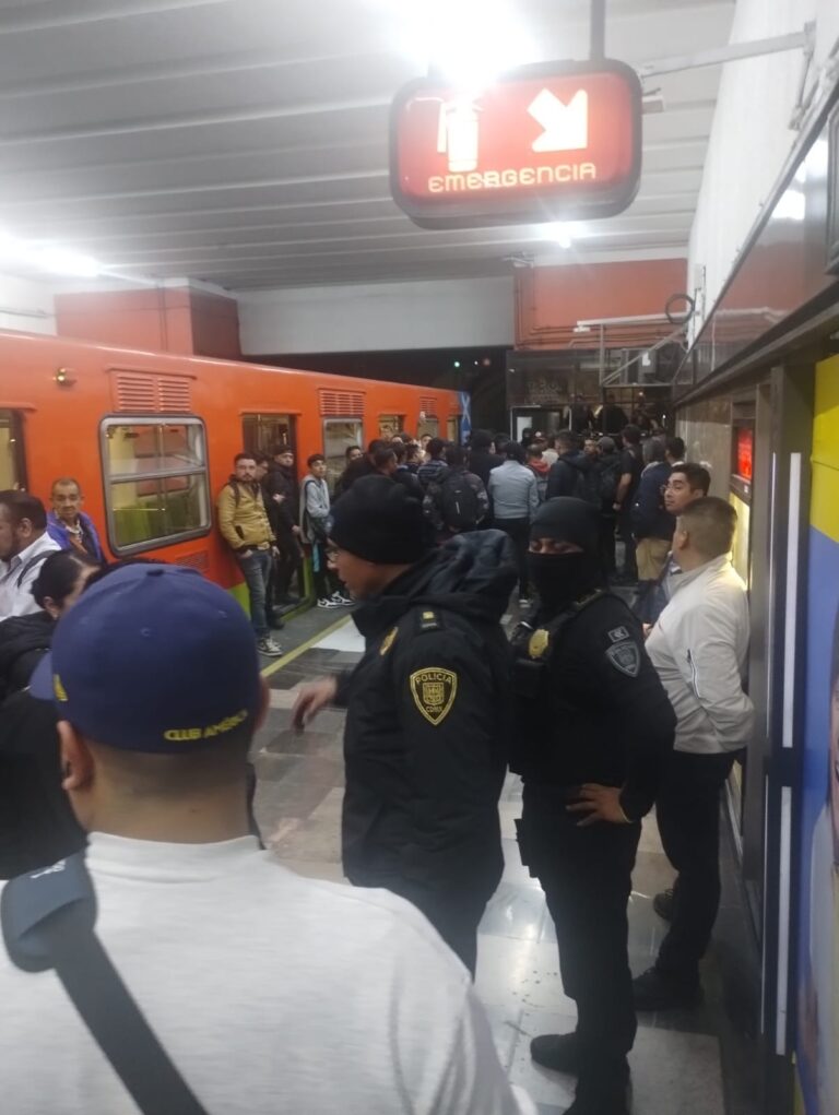 Agreden a elementos de PBI en Linea 9 del metro