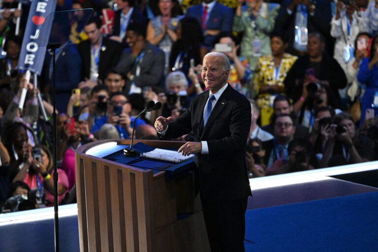 Joe Biden asegura que no hay lugar para violencia política en Convención Nacional Demócrata