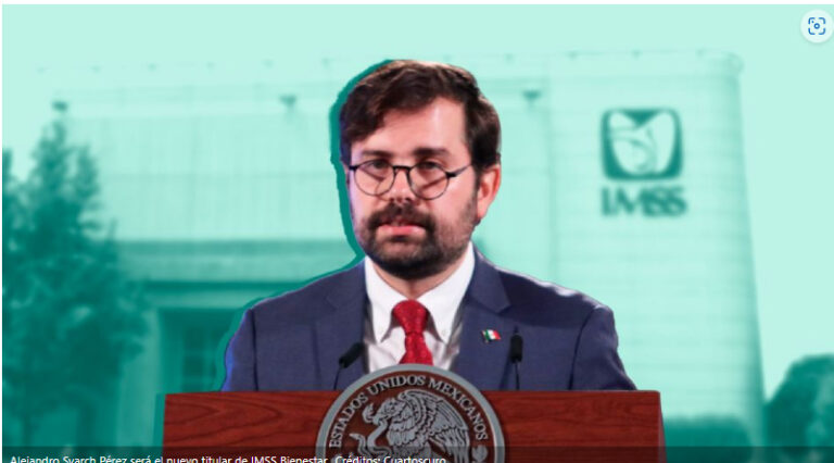 Claudia Sheinbaum nombró a Alejandro Svarch como director del IMSS-Bienestar