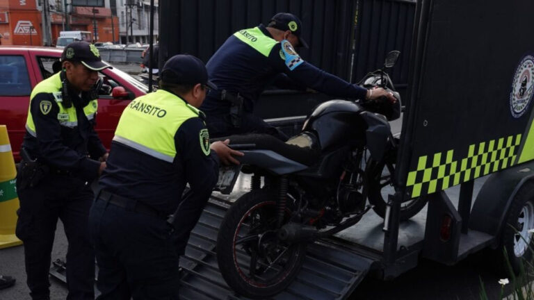 Al juzgado cívico 35 motociclistas y 36 motos al corralón