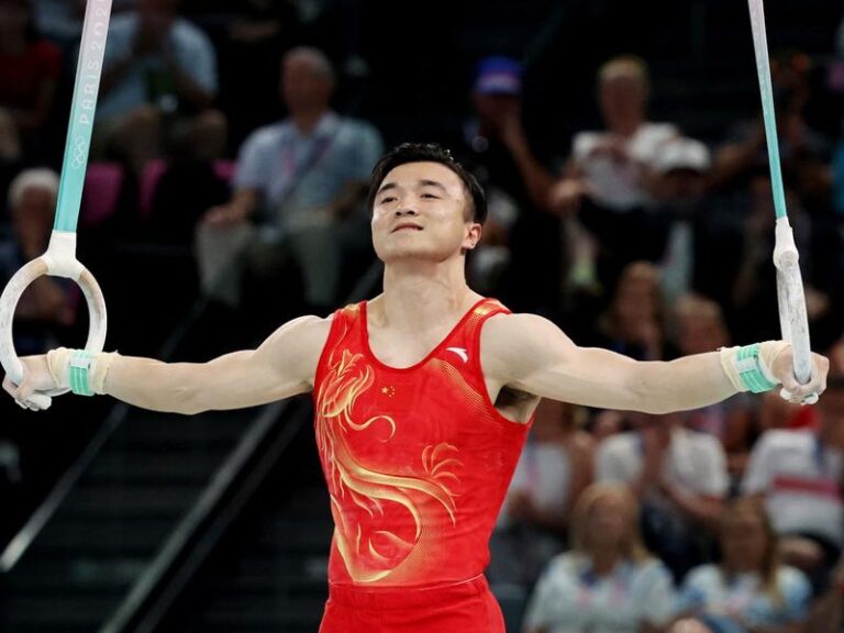 El Yang Liu, bicampeón en anillos de gimnasia artística