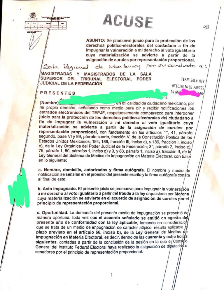 Convocan a ciudadanos promover juicio para Protección de Derechos Político-Electorales