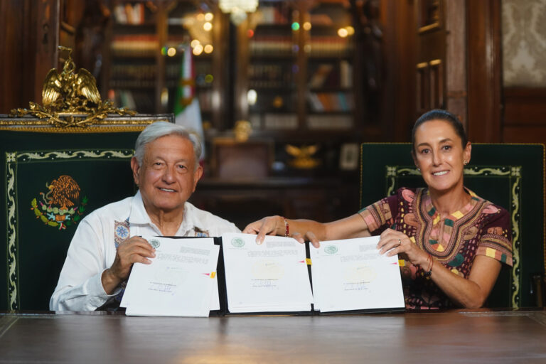 Presidente firma publicación de la reforma al Poder Judicial en el Diario Oficial de la Federación