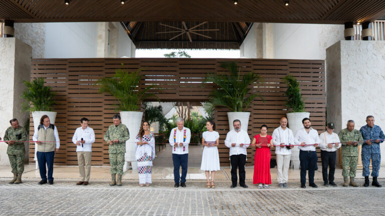 AMLO inaugura Hotel Tren Maya Tulum en Quintana Roo