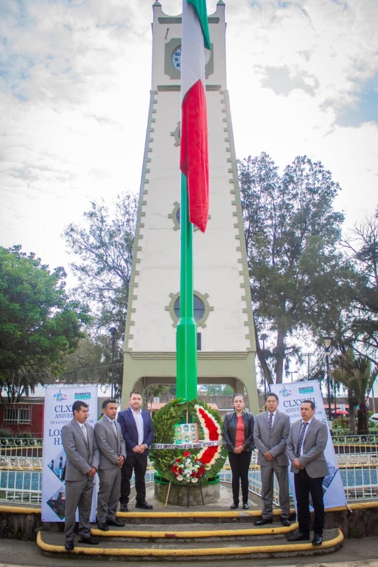 En Tenango del Aire… El alcalde Roberto Ávila encabezó ceremonia por el 177 aniversario de la defensa del Castillo de Chapultepec.