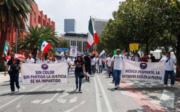 Domingo de marcha contra reforma judicial en CDMX