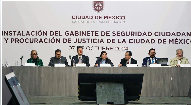 Clara Brugada instala Gabinete de Seguridad Ciudadana y Procuración de Justicia de CdMx