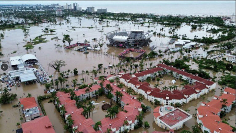 Acapulco y municipios de Guerrero sufren graves daños tras paso, del huracán “John”