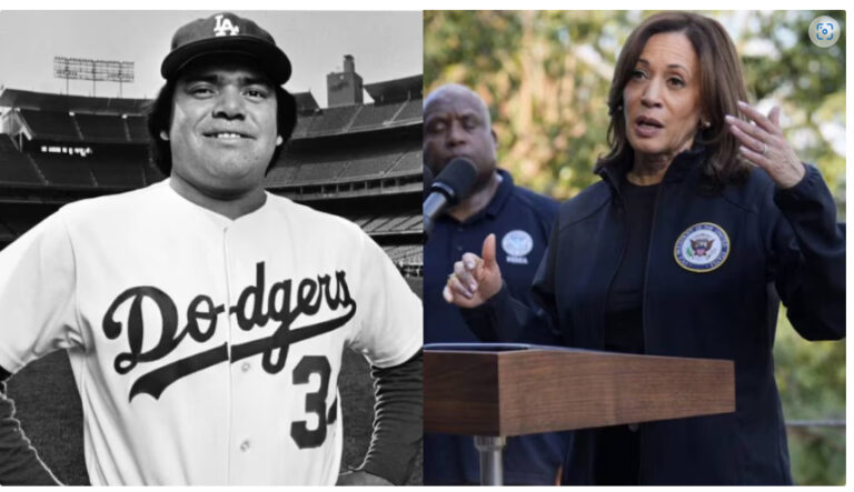 Kamala Harris, vicepresidenta de EEUU, envía condolencias a la familia de Fernando Valenzuela