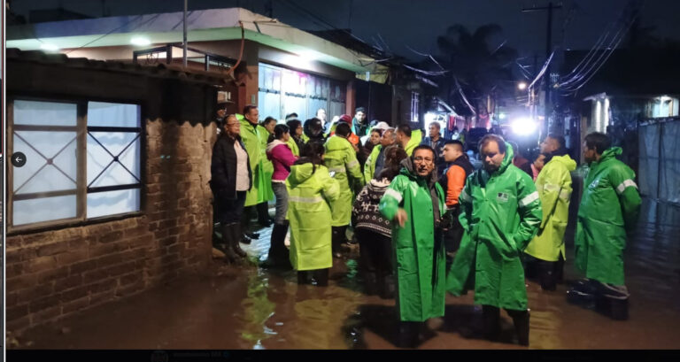 Fuertes lluvias inundaron alcaldías Milpa Alta y Xochimilco, CdMx