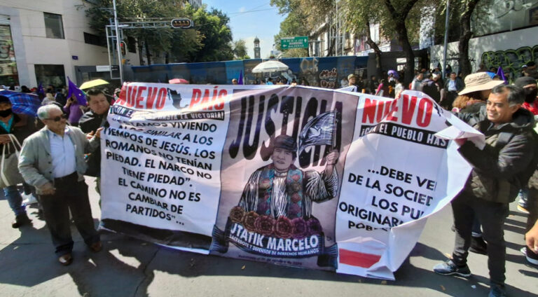 Protestan en la CdMx por el homicidio en Chiapas, del Padre Marcelo Pérez