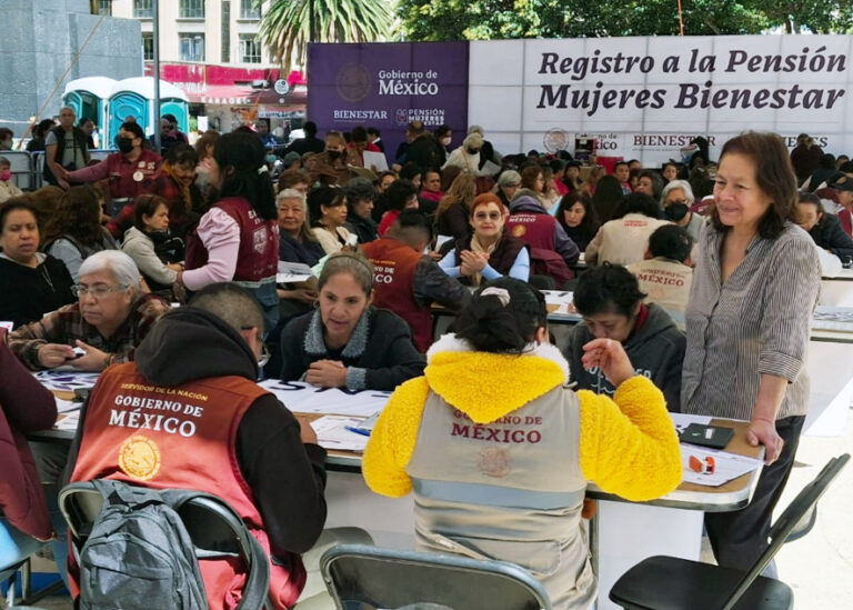 Avanza registro del programa “Pensión Mujeres Bienestar”