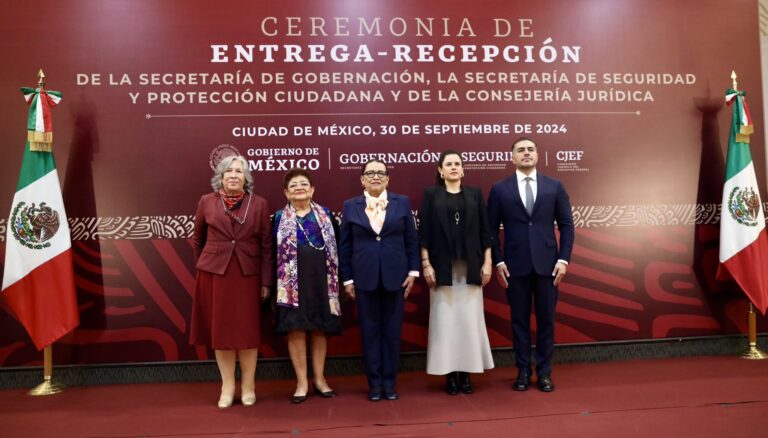 Rosa Icela Rodríguez asume titularidad de la Secretaría de Gobernación