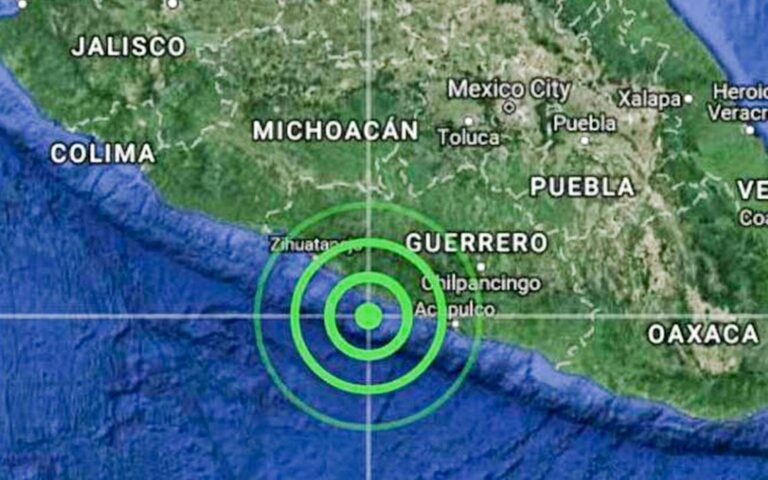 Sismo magnitud 5.2 se registra en Guerrero; perceptible en CdMx