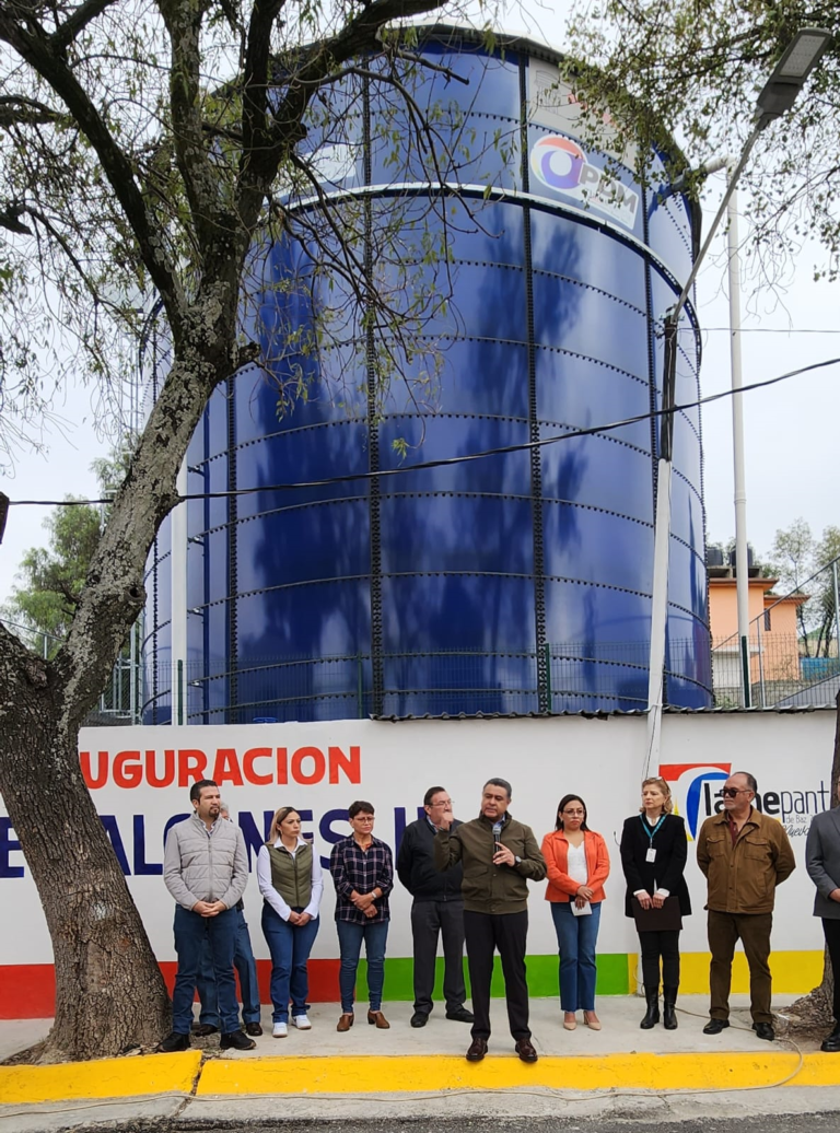 Tony Rodríguez inaugura tanque de almacenamiento de agua Balcones III en Lomas de Valle Dorado