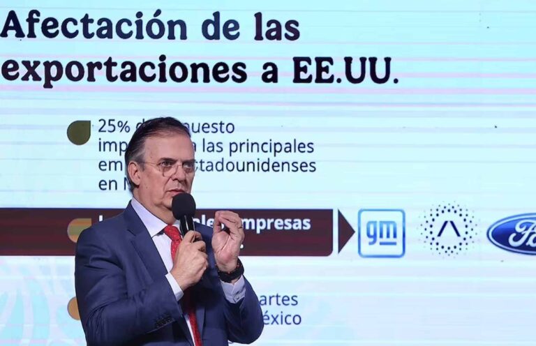 Es un tiro en el pie: Marcelo Ebrard por aranceles a México