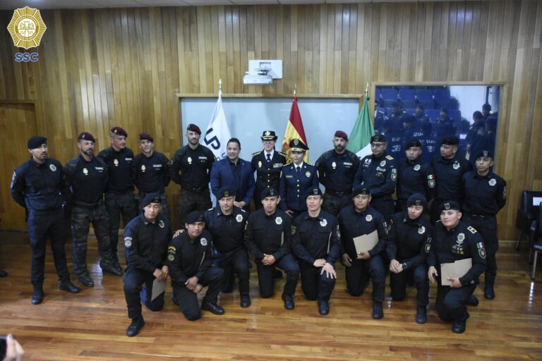 Concluye curso especializado a personal de la SSC de la CDMX, impartido por policía española