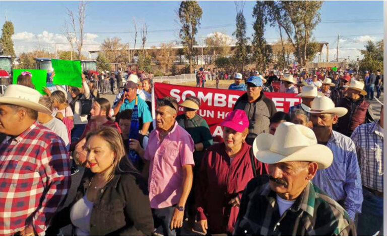 “La gente tiene miedo de salir”, durante la visita de Sheinbaum en Zacatecas; productores del campo piden apoyo