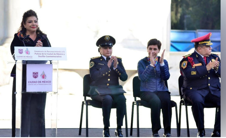 Hoy se realizo el desfile del día del Policía, en la CdMx