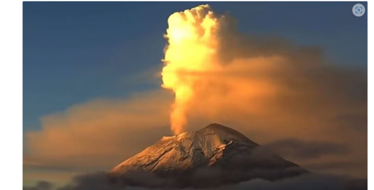 Popocatépetl registró 31 exhalaciones en, las últimas 24 horas